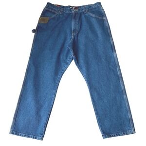 Wrangler Riggs Workwear Carpenter Jeans Men 40x30 (37x28.5) Blue NWT IRREGULAR